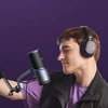 Ugreen CM769 Desktop Microphone su USB-A, RGB LED - sidabro spalvos