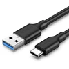 Ugreen duomenų perdavimo ir įkrovimo kabelis | USB-A į USB-C | 15W | 1m | juodas