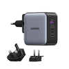 Ugreen Nexode sieninis įkroviklis, 2x USB-C + USB, 65W