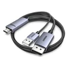 Ugreen HD169 HDMI į DisplayPort kryptinis kabelis, 4K@60Hz, 2m - pilkos spalvos
