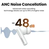 Ugreen HiTune T6 belaidės ausinės su ANC function + USB-A - USB-C kabelis - baltas