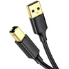 Ugreen kabelis USB - USB tipo B laidas (spausdintuvo kabelis) 3m juodas (10351)