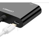 Ugreen adapterio keitiklis HDMI – VGA/HDMI + mini jack 3,5 mm juodas (CM101)