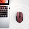 Ugreen MU006 belaidė optinė pelė USB 2.4GHz / Bluetooth 5.0 4000 DPI - raudonos spalvos