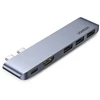 Ugreen 60559 USB-C į USB-C šakotuvas | HDMI | 3x USB 3.0 | 100W | pilkas