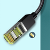 Ugreen NW150 30791 Ethernet RJ45 Cat 7 10Gbps 10m Cable - juodos spalvos