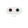 Išorinis USB garso adapteris UGREEN 15 cm - Baltas
