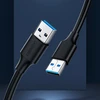 USB 2.0 M-M UGREEN cable US102, 1m (juodas)