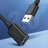 UGREEN USB 3.0 prailginimo kabelis 0.5m - Juodas