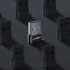 UGREEN US280 USB-C - USB-A 2.0 USB adapteris, juodos spalvos