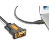 Kabelis USB Ugreen USB-A - RS-232 2 m Pilka (20222)