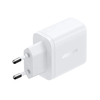 Ugreen X227 20W GaN Laidinis įkroviklis 1x USB-A 1x USB-C - baltos spalvos