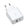 Ugreen X227 20W GaN Laidinis įkroviklis 1x USB-A 1x USB-C - baltos spalvos