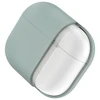UNIQ dėklas Lino AirPods 4 Silicone iceplant žalias