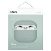UNIQ dėklas Lino AirPods 4 Silicone iceplant žalias
