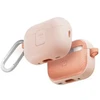 UNIQ Clyde Lock dėklas AirPods Pro 2 (2022/2023) powder pink-pink/light pink-crepe pink