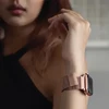 UNIQ Dante išmaniojo laikrodžio dirželis, skirtas Apple Watch (38/40/41 mm) | Nerūdijantis plienas | rausvo aukso spalvos