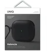 Dėklas UNIQ etui Valencia AirPods 3 juoda midnight juodas Antimicrobial