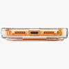 „Uniq Heldro Air“ dėklas, skirtas „iPhone 17 Pro“ su magnetiniu įkrovimu – oranžinis