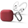 UNIQ dėklas Nexo AirPods 3 gen + Ear HooksSilicone raudonos spalvos
