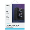 UNIQ Optix Aliuminio Camera Lens Protector Apple iPhone 16 6.1" / 16 Plus 6.7" iridescent su aplikatoriumi