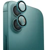 Apsauginis stiklas UNIQ Optix Aliuminio kameros apsauga su aplikatoriumi Apple iPhone 16 / iPhone 16 Plus - žalios spalvos