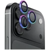 UNIQ Optix AluGuard (DX2) fotoaparato objektyvo apsauga, skirta iPhone 18 Pro / iPhone 18 Pro Max, vaivorykštinė