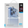UNIQ Optix AluGuard (DX2) fotoaparato objektyvo apsauga, skirta iPhone 18 Pro / iPhone 18 Pro Max, mėlyna