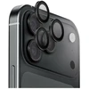 UNIQ Optix AluGuard (DX2) fotoaparato objektyvo apsauga, skirta iPhone 18 Pro / iPhone 18 Pro Max, juoda