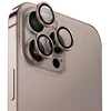 UNIQ Optix aliuminio kameros objektyvo apsauga Apple iPhone 16 Pro 6.3" / 16 Pro Max 6.9" pilkšvai auksinis stiklas