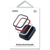 Dėklas Uniq Išmaniojo laikrodžio Apple Watch 4/5/6/7/8/SE ekrano rėmelis, Mėlynos/Raudonos/Baltos spalvos, 44/45mm