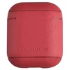 UNIQ Terra dėklas AirPods 1/2 kartos, natūralios odos, raudonas