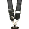 Universal lanyard Guess CBDY 4G Tether Patch Strass Metal Logo juodos spalvos