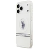 Us Polo Assn US Polo DH and Bottom Stripe Logo MagSafe dėklas skirtas Apple iPhone 17 Pro Max baltos spalvos
