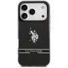 Us Polo Assn US Polo DH and Bottom Stripe Logo MagSafe dėklas skirtas Apple iPhone 17 Pro juodos spalvos