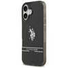 Us Polo Assn US Polo DH and Bottom Stripe Logo MagSafe dėklas skirtas Apple iPhone 17 juodos spalvos