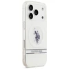 Us Polo Assn US Polo DH and Bottom Stripe Logo MagSafe dėklas skirtas Apple iPhone 17 Pro baltos spalvos