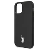 Dėklas U.S. Polo Assn US Polo USHCN65PUBK iPhone 11 Pro Max juoda/juoda Polo Type Collection