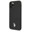 Dėklas U.S. Polo Assn US Polo USHCN65PUBK iPhone 11 Pro Max juoda/juoda Polo Type Collection