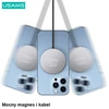 USAMS indukcinis įkroviklis US-CD183 magnetic 15W juodos spalvos CD183CDX01