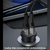 USAMS automobilinis įkroviklis 2xUSB 2,4A Minijuodos spalvos CC114TC01 (US-CC114)