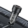 Automobilinis įkroviklis 60W Fast Charge USAMS C39 USB+USB-C juodos spalvos CC208CC01 (US-CC208)