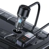 USAMS automobilinis įkroviklis C40 3xUSB+2xUSB-C 165W PD+QC Fast Charge juodos spalvos CC213CC01 (US-CC213)