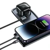 Automobilinis įkroviklis 30W su kabeliu USB-C + Lightning PD Fast Charge USAMS C41 CC219CC01 (US-CC219) juodos spalvos
