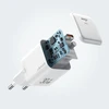 USAMS Tinklo įkroviklis 1xUSB-C PD30W 3A (tik galvutė) PD3.0 Greitas įkrovimas baltos spalvos X-ron Series CC186TC02 (US-CC186)
