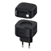 USAMS Laidinis įkroviklis 1xUSB-C su suvyniojamu kabeliu Lighning Retractable PD+QC 35W Gan Fast Charging juodos spalvos XMF Series CC209TC01 (US-CC209)