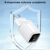 USAMS Tinklo įkroviklis 1xUSB-C+1xUSB T46 33W (only head) PD3.0 +QC3.0 Fast Charging juodos spalvos CC152TC01 (US-CC152)