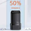 USAMS Tinklo įkroviklis 1xUSB-C+1xUSB T46 33W (only head) PD3.0 +QC3.0 Fast Charging juodos spalvos CC152TC01 (US-CC152)