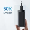 USAMS Tinklo įkroviklis 1xUSB-C+1xUSB T47 65W PD Fast Charging Super Si baltos spalvos CC153TC02 (US-CC153)