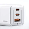 USAMS CC180 65W PD QC USB A+C+C
